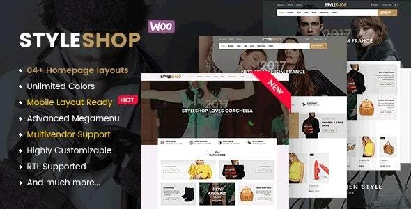 Free StyleShop – Responsive Clothing/ Fashion Store WooCommerce (Mobile ...